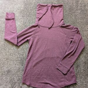 32 Degrees Women's Hooded Pullover Sweatshirt - Mauve Plum